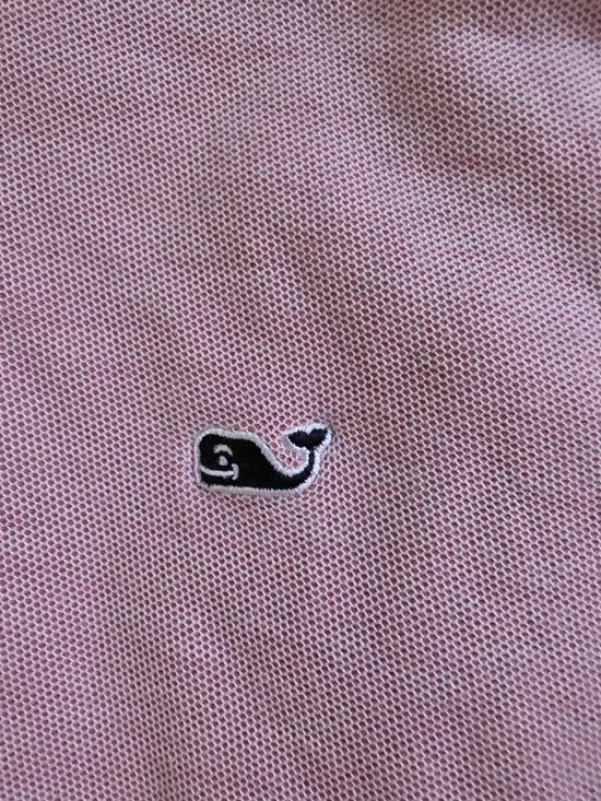 Vineyard Vines Pink Quarter-Zip Pullover - Picture 4 of 8